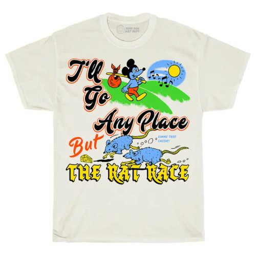 Boss Dog Rat Race Tee - Canvas
