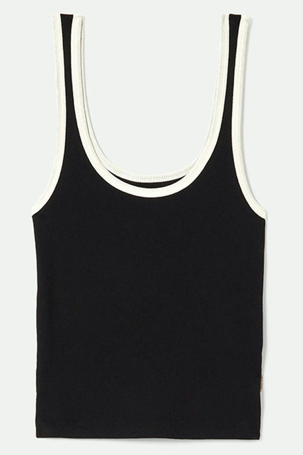 Brixton Ringer Organic A Tank - Black/White