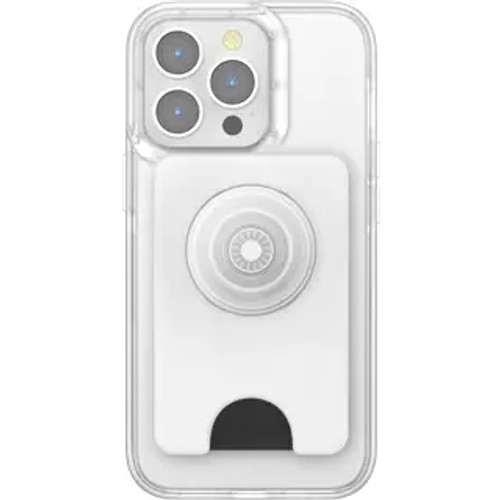 PopSockets Magsafe Phone Wallet - White Clear