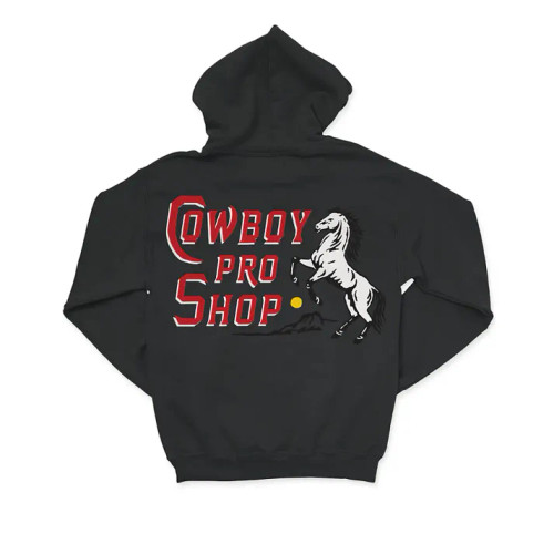 Sendero Cowboy Pro Shop Hoodie - Vintage Black
