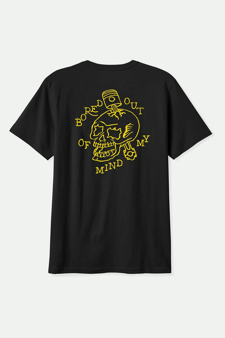 Brixton Daytona Tee Shirt - Black