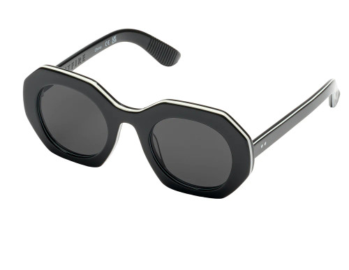 Spitfire Cut 118 Sunglasses - Black & White/Black