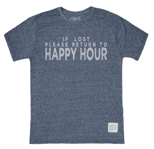Retro Brand Happy Hour - Heathered Navy