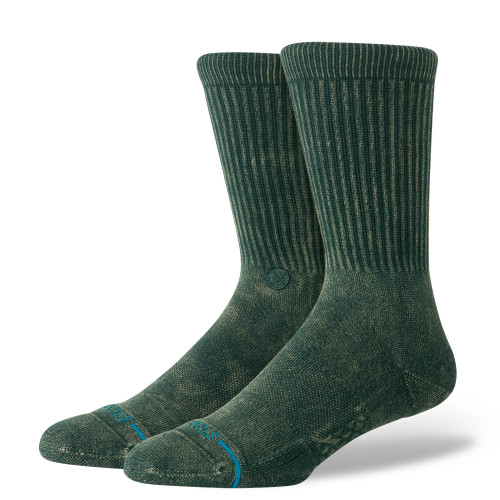 Stance Icon Dyed Crew Socks - Dyed Pine