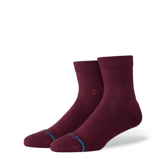Stance Icon Quarter Socks - Wine