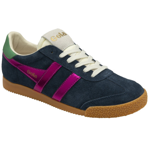 Gola Elan Glitz Trainer Shoe - Navy/Fuschia/ Emerald