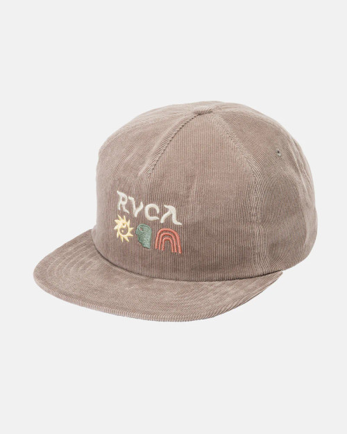 RVCA Deep Thoughts Cord Snapback Hat - Mushroom