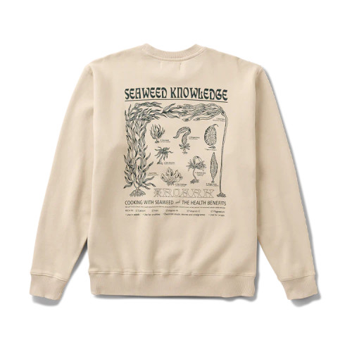 Roark Seaweed Knowledge Fleece Sweatshirt - Fossil