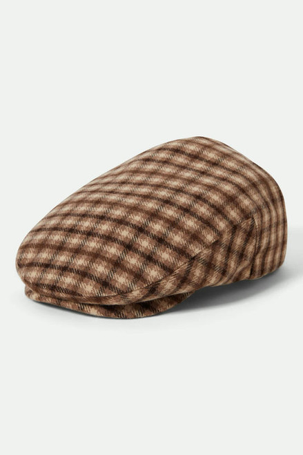 Brixton Hooligan Flat Cap - Sand/Brown