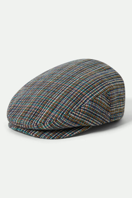 Brixton Hooligan Flat Cap - Multi Plaid