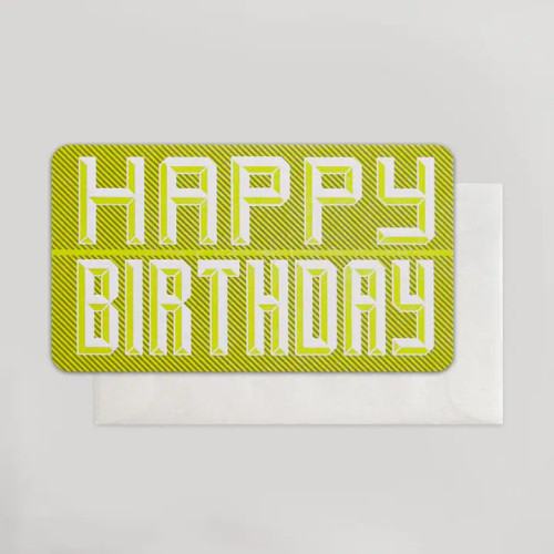 Hammerpress Birthday Dimensional Type Enclosure
