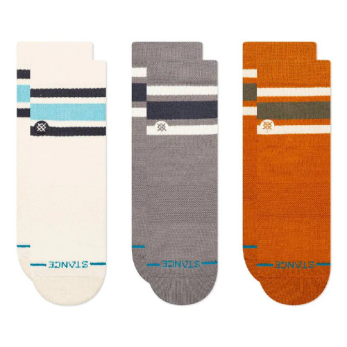 Stance Boyd Quarter Socks 3 Pack - Ivory