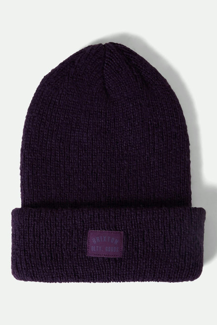 Brixton Woodburn Women's Tall Brushed Beanie - Punk Purple