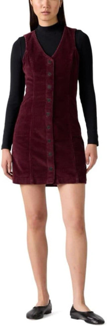 Levi's Vianna Vest Dress - Merlot