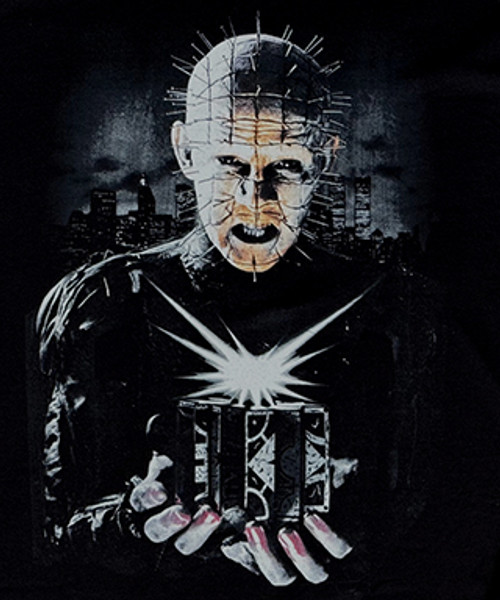 Officially Licensed Hellraiser Pinhead Puzzle T-Shirt - Black Officially Licensed Hellraiser Pinhead Puzzle T-Shirt - Black