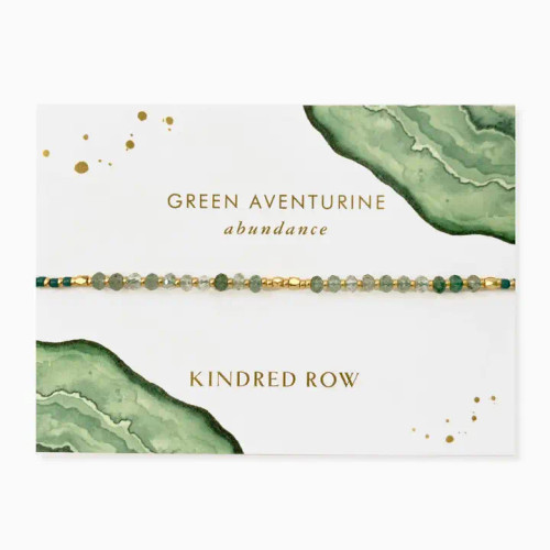 Kindred Row Healing Gemstone Stacking Bracelet - Green Aventurine