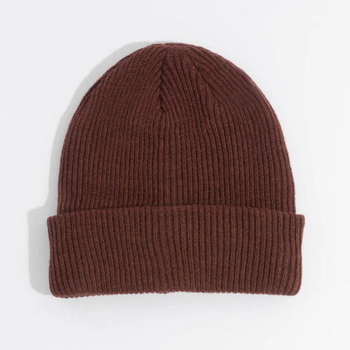 Coal The Bristol Ribbed Beanie - Burgundy