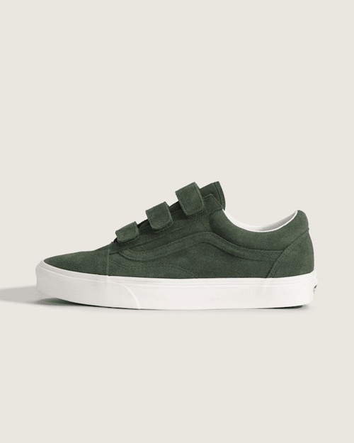 Vans Old Skool V Shoe - Pine Forest Green Vans Old Skool V Shoe - Pine Forest Green