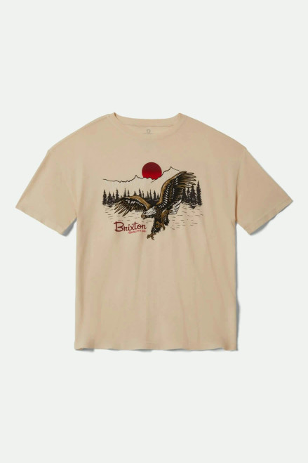 Brixton Glacier Oversized Boyfriend T-Shirt - Off White