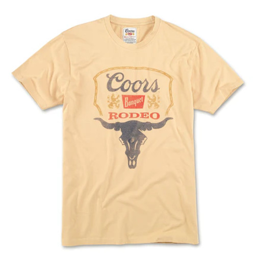 American Needle Coors Banquet Rodeo Vintage Fade Brass Tacks Tee - Sand American Needle Coors Banquet Rodeo Vintage Fade Brass Tacks Tee - Sand