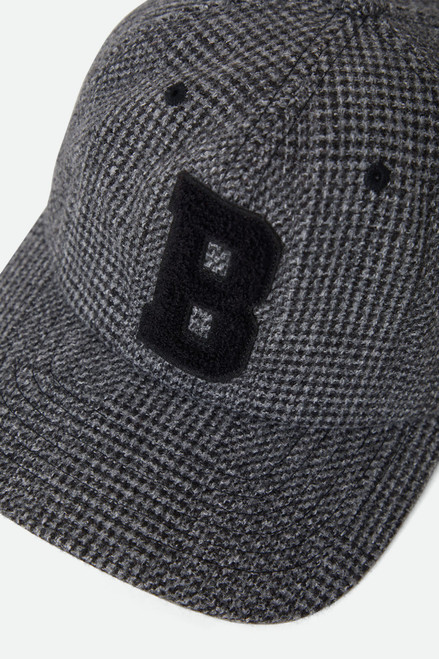 Brixton Mfg. Company Big B MP Cap - Grey Shadow Plaid Brixton Mfg. Company Big B MP Cap - Grey Shadow Plaid
