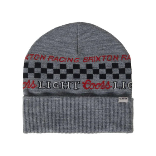Brixton Mfg. Company Coors Light Racing Beanie - Silver Brixton Mfg. Company Coors Light Racing Beanie - Silver