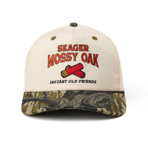 Seager x Mossy Oak Gone Huntin' Snapback - Cream/Camo