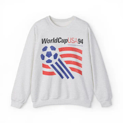 Retro World Cup USA 94 Soccer Sweatshirt - Ash