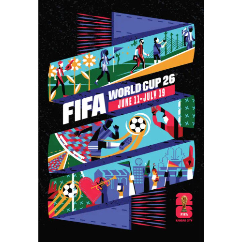 Officially Licensed Fifa World Cup 2026™ Poster– Kansas City 24x36