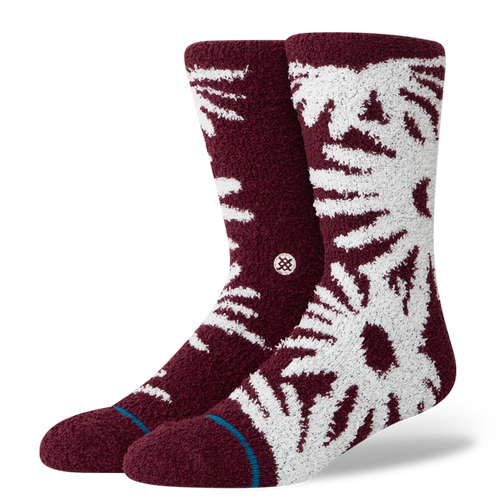 Stance Womens' Cozy Poly Crew Socks - Daisies / Fig