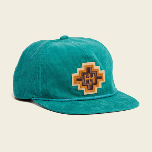 Howler Bros H Bolt Motif Snapback Hat - Teal Corduroy