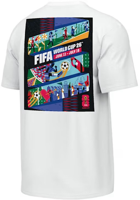 FIFA Kansas City Poster SS Tee - White