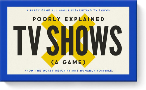 Brass Monkey Poorly Explained TV Shows – Party Game with 300 Cards Featuring Uniquely Terrible Descriptions of Television Shows