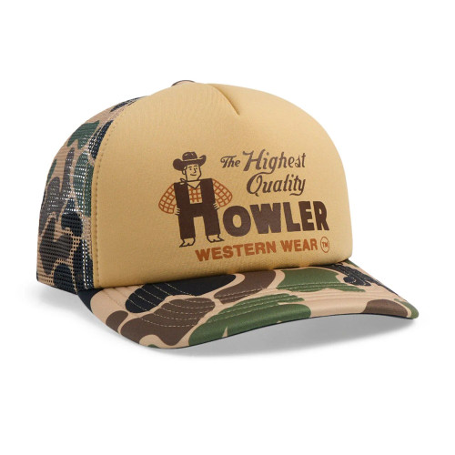 Howler Bros Western Wear Foam Dome Hat - Khaki / Camo