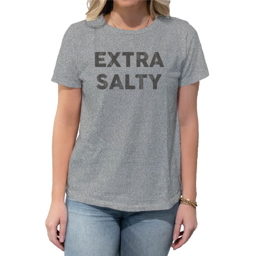 Retro Brand Extra Salty Tee - Streaky Grey