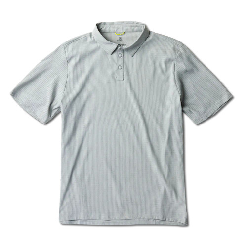 Roark Bless Up Polo Button Up Shirt - Grey