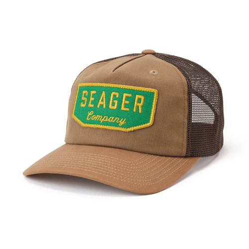 Seager Wilson Waxed Canvas Snapback Hat - Tan