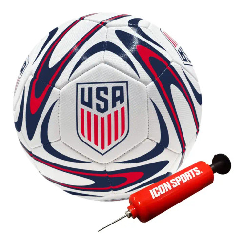 Officially Licensed U.S. Soccer Federation Soccer Ball - White