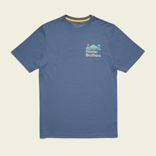 Howler Bros Baha De Howler Tee - Blue Horizon