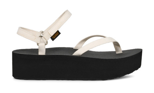 Teva Women's Flatform Sandal Slim - Coconut Milk/Black