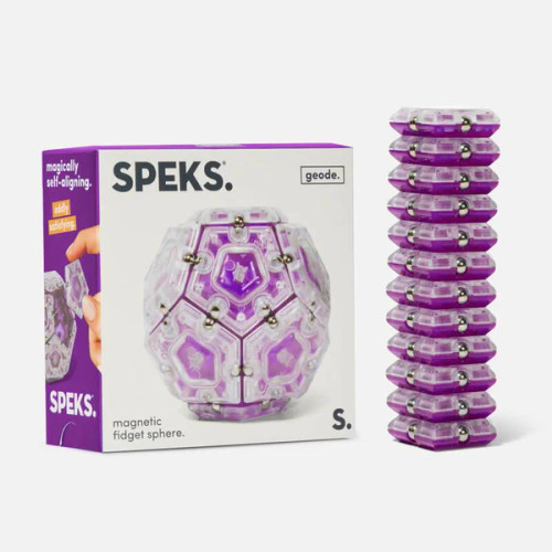 Speks Geode Magnetic Fidget Set - Quartz