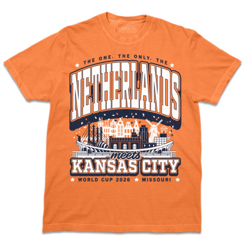 RAYGUN The Netherlands KC Max Collegiate Heavyweight - Burnt Orange