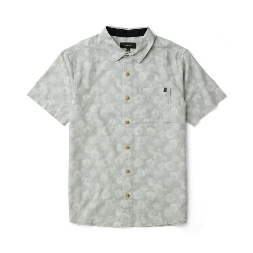 Roark Journey Short Sleeve Button Up Shirt - Grey