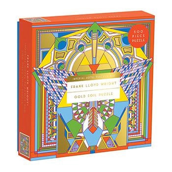 Galison 500 Piece Frank Lloyd Wright Imperial Hotel Peacock Rug Jigsaw Puzzle