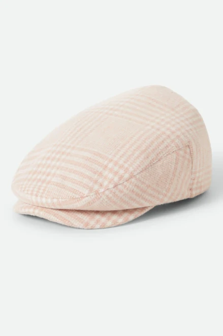 Brixton Hooligan Lightweight Snap Cap - Soft Pink Houndstooth