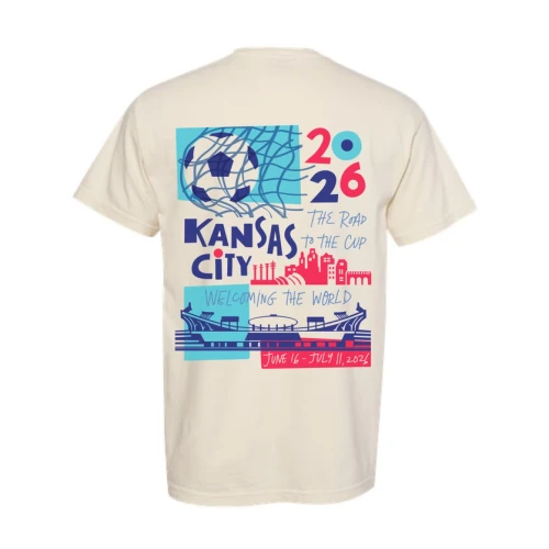 Ampersand Design Group The Road To the Cup T-Shirt - Vintage White