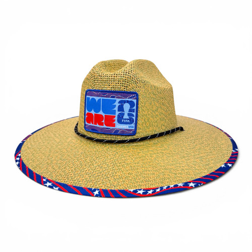 FIFA World Cup 26 Straw Hat - USA Pattern