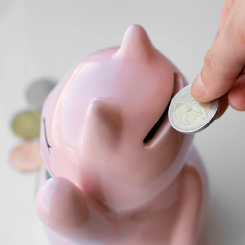 Helio Ferretti Pink Money Box Lucky Cat - Pink