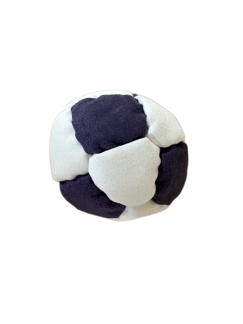 Soccer Pattern Freestylin Footbag - Purple