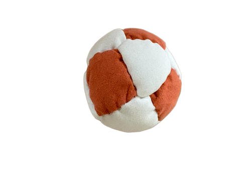 Soccer Pattern Freestylin Footbag - Orange
